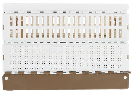 Jaula de Transporte de Aves Plegable: Caja de Almacenamiento portátil, Barras de celosía robustas, Mango cómodo, manejo fácil fácil de cuidar, Almacenamiento Compacto | Exposición de cría de Viaje de