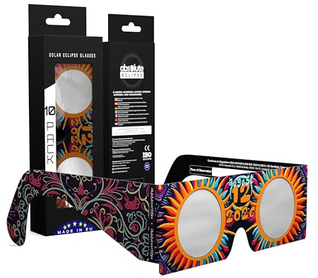Absolute Eclipse Sunburst Solar Eclipse Glasses Bulk Wholesale – ISO 12312-2 testade och CE-certifierade – AAS rekommenderad EU-tillverkare – 2026 Eclipse Europe