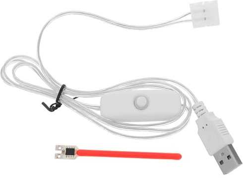 SKISUNO Dc Led-filamentlampa Flexibel med Usb-kabel Mjukt och Jämnt Ljus för Studio och Diy-belysning Passande för Trädgårdslampor och Inomhusmodifiering