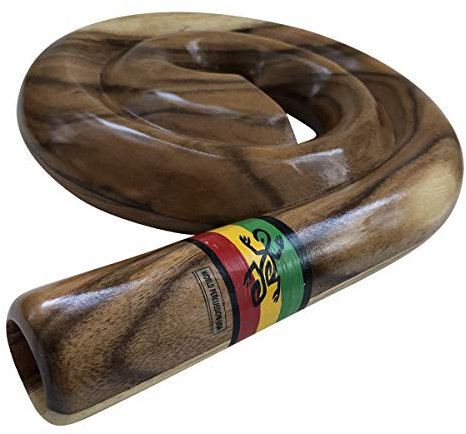 Hartholz Spirale Didgeridoo - Compact Travel Didge von World Percussion USA