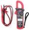 Multimetro A Pinza Digitale, Corrente AC 400A 600V Ac&Dc Tensione Pinza Amperometrica Lcd 4000 Conteggi Tester per Diodi True-Rms, per Capacità, Continuità, Resistenza, Frequenza(Red)