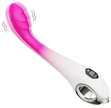 Analvibratoren für Mann mit Anzeigebildschirm Prostata Stimulation Männer Vibrator Tragbarer Erotik Squirting Excite Massagestab mit 10 Vibrationsmodi,Sexspielzeug für Frauen Paare,Wasserdicht