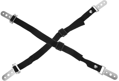 Vaguelly 2 piezas Correas Muebles Antivuelco de Nylon y Aleación de Zinc Anclajes Pared para Seguridad Infantil Muebles y Estanterías Fácil Instalación para Tv y Armarios