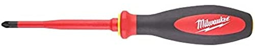 Milwaukee 4932471451 Ergo-Slim Screwdriver PZ2 x100 MILWAUKEE-4932471451, Black-Red