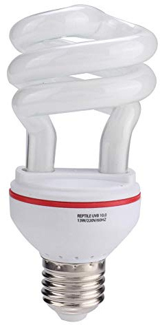 Lámpara UVB de Terrario Tropical, 13W, Luz de Calefacción para Reptiles, Anfibios y Tortugas, Iluminación Solar para Desierto y Hábitat Tropical