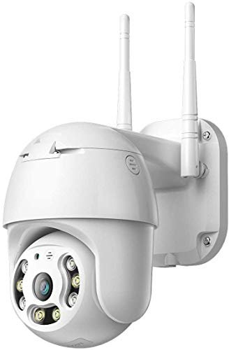 Di Tutto Per Tutti® Telecamera IP Per Esterno PTZ Full HD 1080p Wireless Visione Notturna Audio IN/OUT Per Videosorveglianza interno Allarme movimento Con APP YOOSEE