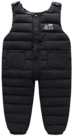 ACMEDE Pantalons de Ski pour Enfants Pantalon de Neige pour Enfant bébé garçon Fille Pantalon Chaud Combinaison d'hiver Combinaison de Ski pour Enfant de 1 à 4 Ans