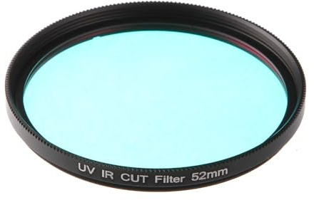 Linsfilter, UV-filter 6 49 52 55 62 67 72 mm UV-IR CUT filter infrarött pass röntgen IR UV-filter (storlek: 49 mm)