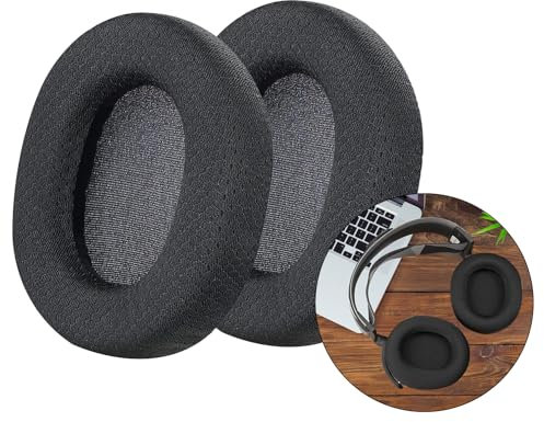 Ersatz Ohrpolster für SteelSeries Arctis 1/Arctis 3/Arctis 5/Arctis 7/Arctis 7P/Arctis 9/Arctis 9X/Arctis Pro/Arctis Prime Kopfhörer Mesh Fabric Ersatz Ohrpolster für Arctis Wireless Gaming Headset