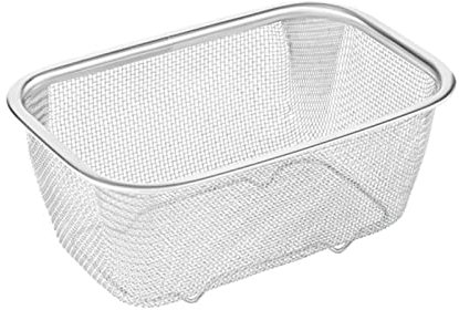 Grill Baskets | Vegetable Grill Basket | Rectangle Strainer Stainless Steel Mesh Basket | Rectangle Fine Mesh Oil Strainer | Vegetable Fruit Colander Strainer Kitchen Tools | Sieve Sifters for Food