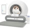DOEL Upgrade Self Cleaning Cat Litter Tray Automatic Box 65L Large Capacity, Triple Security, APP Monitor Smart Cat Litter Box for Multiple Cats with Mat & Liners