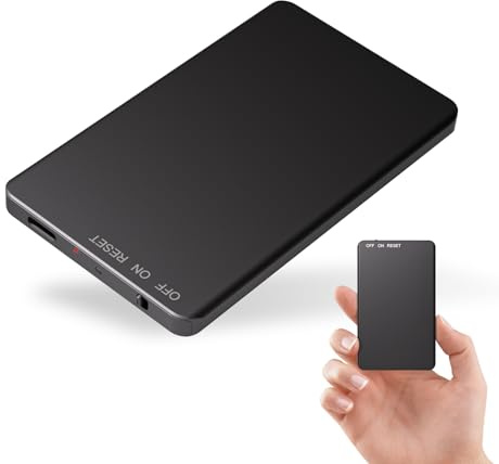 Vivaniir 128GB Grabadora de Voz Digital Portátil, 300 Horas de Duración Ultra Larga Dispositivo de Grabación USB-C con Reconocimiento de Voz y Reducción de Ruido para Reuniones, Entrevistas, Clases