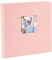 goldbuch 24 822 Fotoalbum mit Bildausschnitt, Bella Vista Rosé, Erinnerungsalbum im Format 25 x 25 cm, Foto Album 60 weiße Seiten mit Pergamin-Trennblättern, Fotobuch mit Leineneinband, Babyrosa