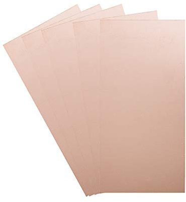 Aoje-Link Single Side Copper Clad PCB Laminate Circuit Board, FR-4 Glass Fiber, 200 x 100 x 1.5mm, 5pcs