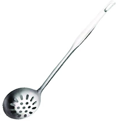 PAERENCE.- Cuchara para skimmer de acero inoxidable, colador – 28 x 7,3 cm