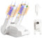 Hojalis Secador De Zapatos Eléctrico, Secador De Botas, Secador Zapatos Electrico con Temporizador Inteligente,Plegable Secador Botas Esqui,Calentador de Zapatos y Botas,Elimina Eficazmente los Olores