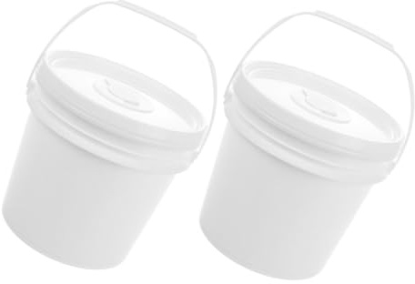 HOLIDYOYO 2pcs Plastic Wipes Bucket Lid for Car Bathroom Nappy Bin Lid Grey Wipes Dispenser Box