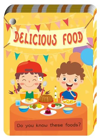 Juego de cognitivos alimentarios – Mapas educativos tempranos, coloridas herramientas visuales, ayuda a los niños | formato flash fortalece la retención, juego de estudio creativo Sparks curiosidad