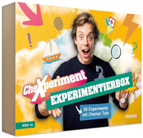 Franzis 67198 - CheXperiment Experimentierbox - 35 Experimente mit Checker Tobi!
