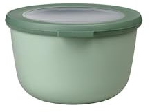 Mepal - Multi Bowl Cirqula Round - Vorratsdose mit Deckel - Geeignet als Luftdichte Aufbewahrungsbox für den Kühlschrank, Mikrowellengeschirr & als Frischhaltedosen - 1000 ml - Nordic Sage