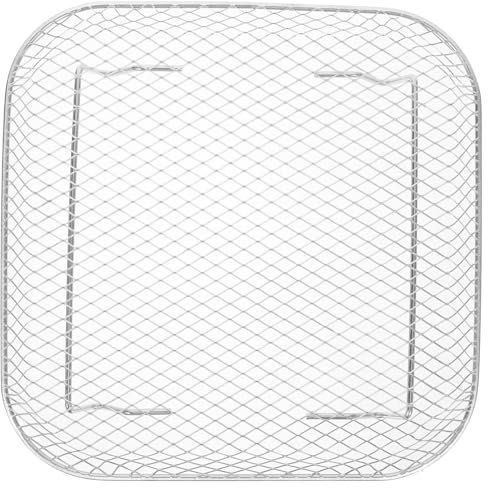 CATIEBYE Küchengestell Aus Edelstahl Für Heißluftfritteuse Quadratisches Drahtgitter Grillrost Für Haushaltsgeräte Hitzebeständig Einfach Zu Reinigen