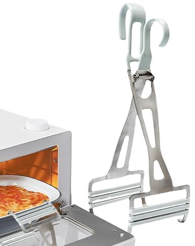 ETUCYNG Clip de soporte para cuencos, agarre para placa de cocción | Multifuncional Hot Pan Gripper Hot Plate Bowl Retriever, Kitchen Retriever Tongs Air Fryer Pans Gripper con cómodo mango para ollas