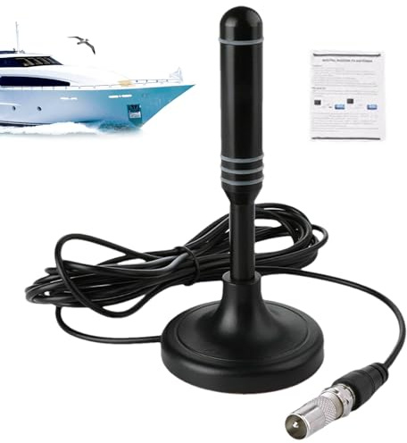 Antenne TV pour Smart TV d'intérieur, antenne de télévision haute définition intérieure, design anti-interférences, réception du signal longue portée, pour salon, chambre à coucher et amélioration de