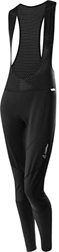 Löffler Evo WS Elastische Fahrrad Trägerhose Damen schwarz