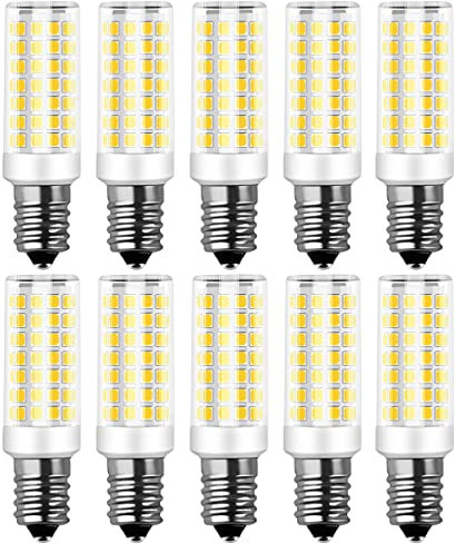 RANBOO E14 9W Energiesparlampe/ersetzt 75 Watt Halogenlampen / 750 Lumen/Kaltweiß 6000K / 220-240V AC / E14 LED 9W Maiskolben/Nicht Dimmbar / 10er-Pack