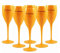 Veuve Clicquot Champagne Glasses Set of 6 Yellow Label Champagne Glasses