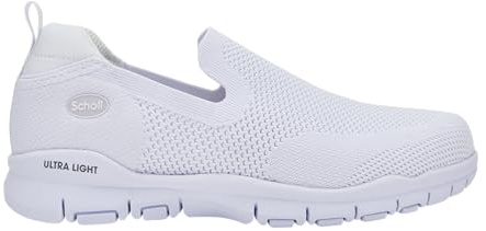 Scholl Jump Slip On, Sneaker Professionali, Uomo, Bianco, 46 EU