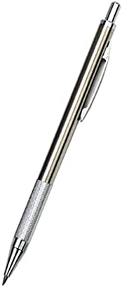 YOUNAFEN Portaminas de metal para pintura automática, con minas, para escribir dibujo, firma, 0,3/0,5/0,7/0,9/1,3/2,0/3,0 mm