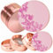 Pink Grinder - Four Piece Grinder with Full Print, Magnetic Top, Shark Teeth & Pollen Catcher - for Tobacco, Dry Herbs & Spices