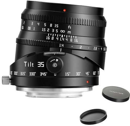 TTArtisan 35 mm F1.4 Tilt Shift Objectif APS-C avec MF pour caméras sans miroir avec X-Mount: X-A1 X-M1 X-T100 X-T30 X-PR01 X-E1 X-E4 XS10 et autres.