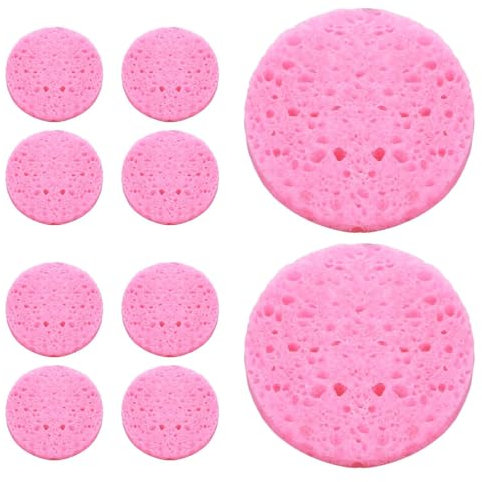 Éponges du visage pour le nettoyage - Tampons de nettoyage facial naturel pour exfoliation douce | Éponges spa cosmétiques réutilisables, lingettes de déménagement de maquillage pour routine de soin q