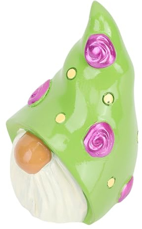 ZJchao Prévisions Météorologiques Sculpture de Statue GNOME Figurine Funding Resin Garden Decor avec Un Jeu galvanisé pour la Plante Extérieure de la Cour de Patio
