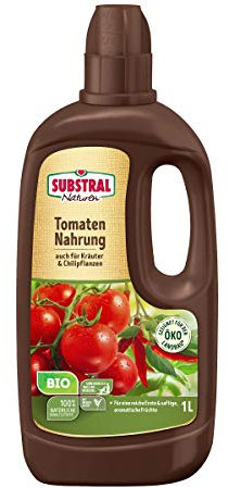 NATUREN Organic Tomatoes and Herbs Food 1 L - Liquid Fertiliser Natural Fertiliser with High Potassium Content