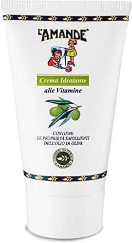 L'AMANDE - Crema Corpo Profumata con Acido Ialuronico e Vitamina E, Antiossidante Delicata e Nutriente, Crema Corpo Idratante Pelle Secca con Vitamine per Pelle Morbida e Tonica - Olio di Oliva 150 ml