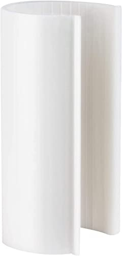 EZ White Snap Clamp 1-1/2 Inch X 4 Inches Wide for 1-1/2 Inch PVC Pipe - 20 Per Bag - Frequent Use - High Temperature Resistance - Multi Pipe Compatibility