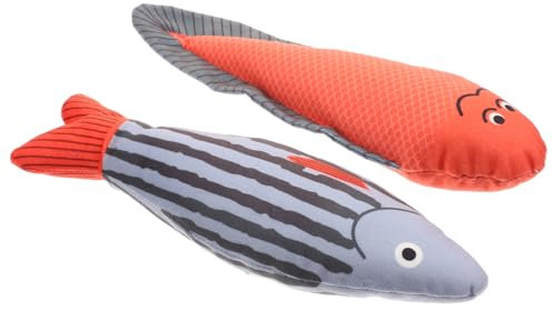 NOLITOY 6stücke Interaktives Katzenspielzeug Aus Katzenminze Fischform Niedliches Gefälschtes Fischspielzeug Für Katzen Zum Spielen Und Stressabbau