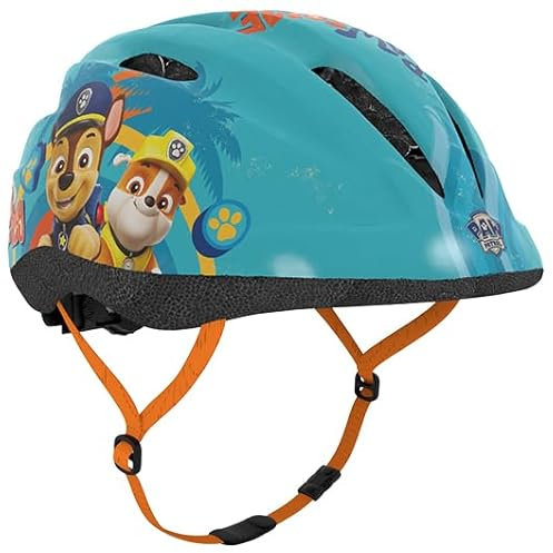 Kinder Fahrradhelm PAW Patrol Boys, grünblau, 48-52cm, Chase, Rubble, Marshall, ca. 2-5.5 Jahre