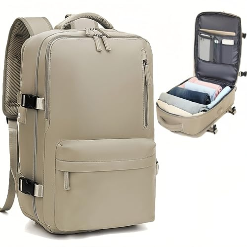 Kommodum - Mochila para Ryanair 40 x 20 x 25 cm S pequeño equipaje de mano bolsa de cabina mochila con soporte para PC para viajes mediano 42 x 23 x 30 cm vuelos de avión bolsas maletas mochilas