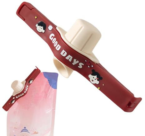 Clip Per Sacchetti Alimentari Con Beccuccio Versatore - Clip per Alimenti Resistente - Accessorio Per Conservare Spuntini Spezie Pane Bevande Barattoli Creme