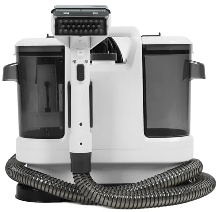 SIXRUN Versatile Macchina Portatile per la Pulizia dei Tappeti Forte capacità di Spruzzo e Aspirazione per Pulire Tutti i Mobili Ideale per Uso Domestico Plastica 31 X 28,5 Cm