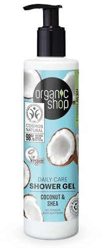 Organic Shop Shower Gel Daily Care Coconut and Shea, 280 ml