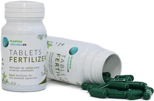Abono para raíces de plantas en capsulas, Root fertilizer, 100 Pastillas, Para plantas acuáticas y terrestres.
