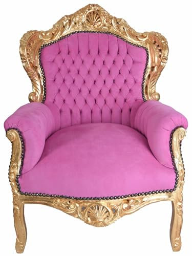 Palazzo Cat588a39 Coussin pour fauteuil XXL Doré/rose