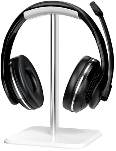 Newaner Hörlurshållare, avtagbar huvudtelefonstativ med TPU antiskid silikon för alla huvudtelefonstorlekar, headset stativ för överöronshörlurar och spelhörlurar,