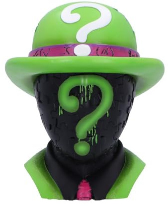 Nemesis Now DC Riddler Box, Gotham Villain Collectible Storage, Batman Merchandise, amusant dessin animé décoration et cadeaux