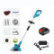 Heckenschere, 8-Zoll-Akku-Elektro-Rasenmäher, bürstenloser Motor, Rasentrimmer, Verstellbarer Längenwinkel, Teleskop-Gartenwerkzeug-Rad für Hof, Garten, Rasenpflege(1 Battery Set)